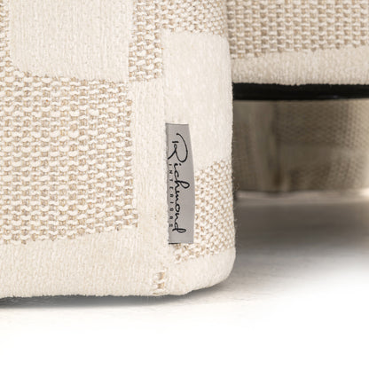 Richmond Interiors Lounge Stuhl Tuscany beige graffic Lounge Stuhl Richmond Interiors