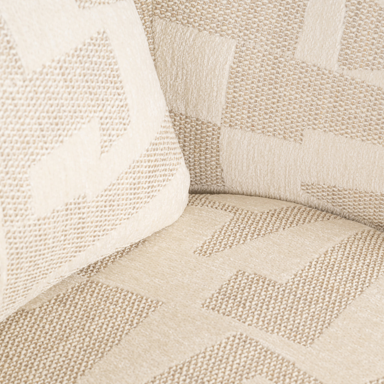 Richmond Interiors Lounge Stuhl Tuscany beige graffic Lounge Stuhl Richmond Interiors