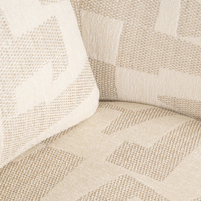 Richmond Interiors Lounge Stuhl Tuscany beige graffic Lounge Stuhl Richmond Interiors