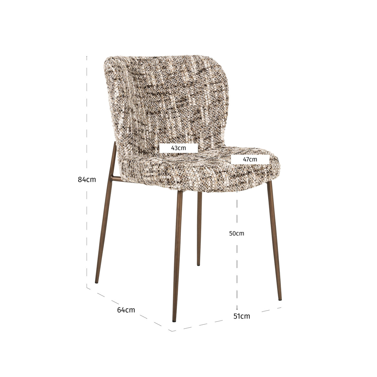 Richmond Interiors Esszimmerstuhl Odarby brown omara (Set of 2) Esszimmerstuhl Richmond Interiors