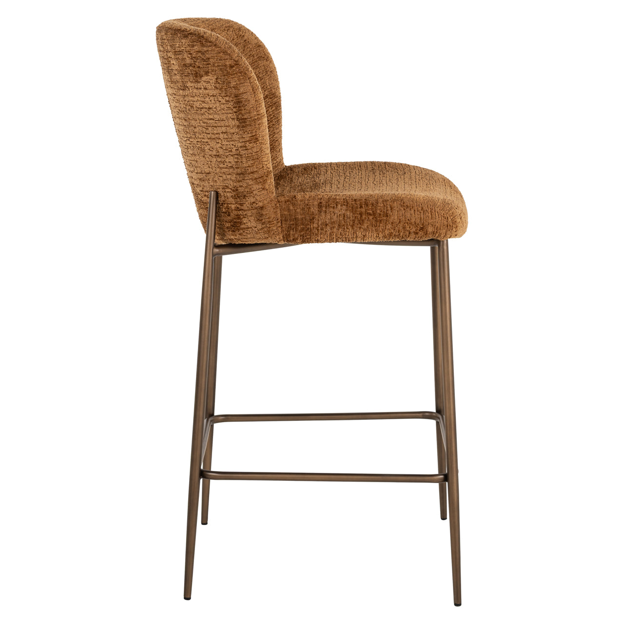 Richmond Interiors Thekenstuhl Odarby cognac fusion Thekenstuhl Richmond Interiors