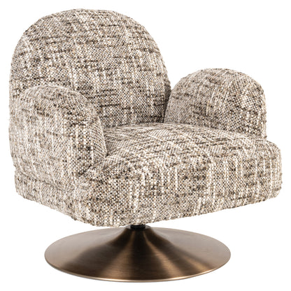Richmond Interiors Lounge Stuhl Kagney brown omara swivel Richmond Interiors