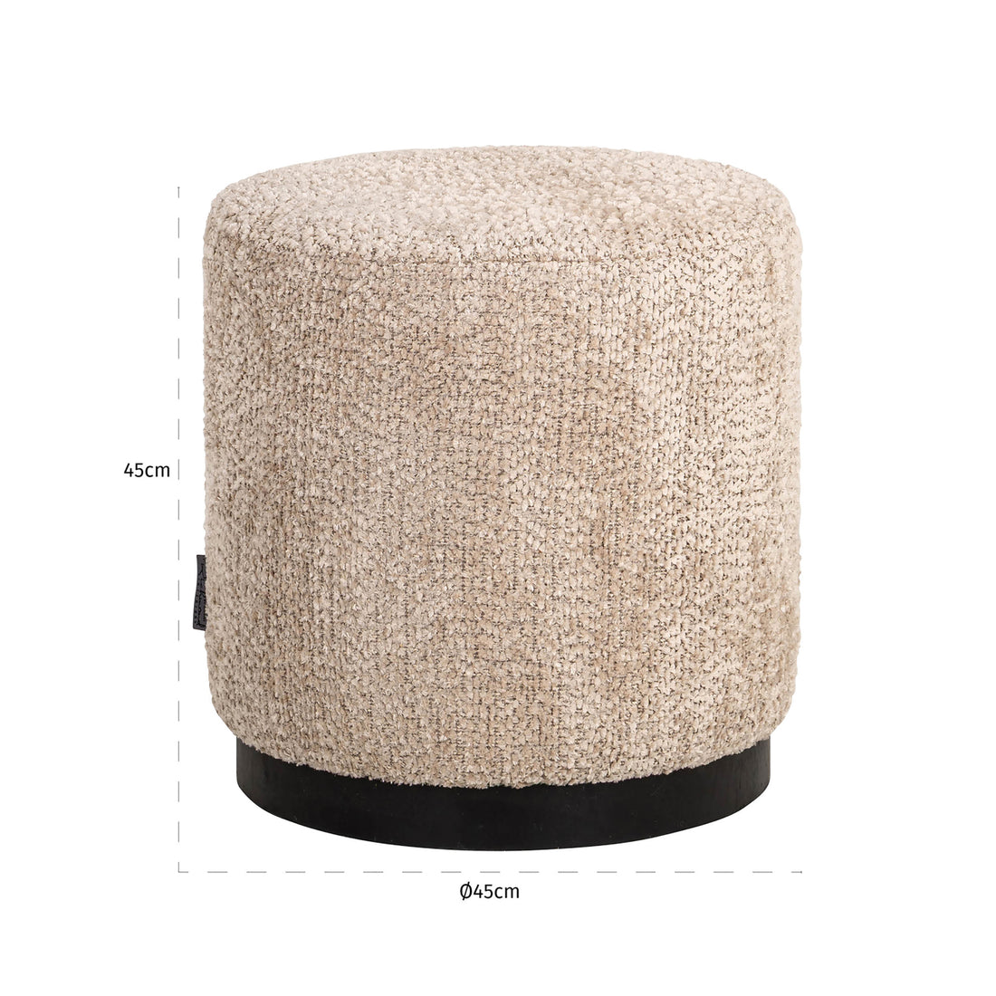 Richmond Interiors Hocker &amp; Fußbank Yoda customized 45Ø Hocker &amp; Fußbank Richmond Interiors