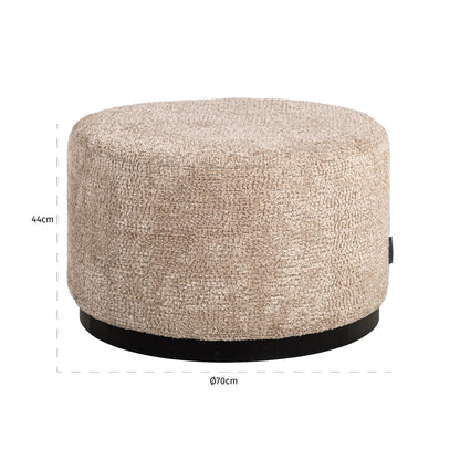 Richmond Interiors Hocker &amp; Fußbank Kindal customized 70Ø Hocker &amp; Fußbank Richmond Interiors