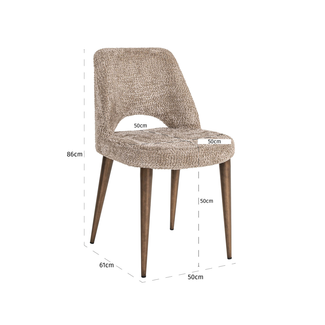 Richmond Interiors Esszimmerstuhl Delphine lovely nature fire retardant (Set of 2) Esszimmerstuhl Richmond Interiors