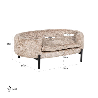 Richmond Interiors Hundebett Dolly sheep natural Hundebett Richmond Interiors