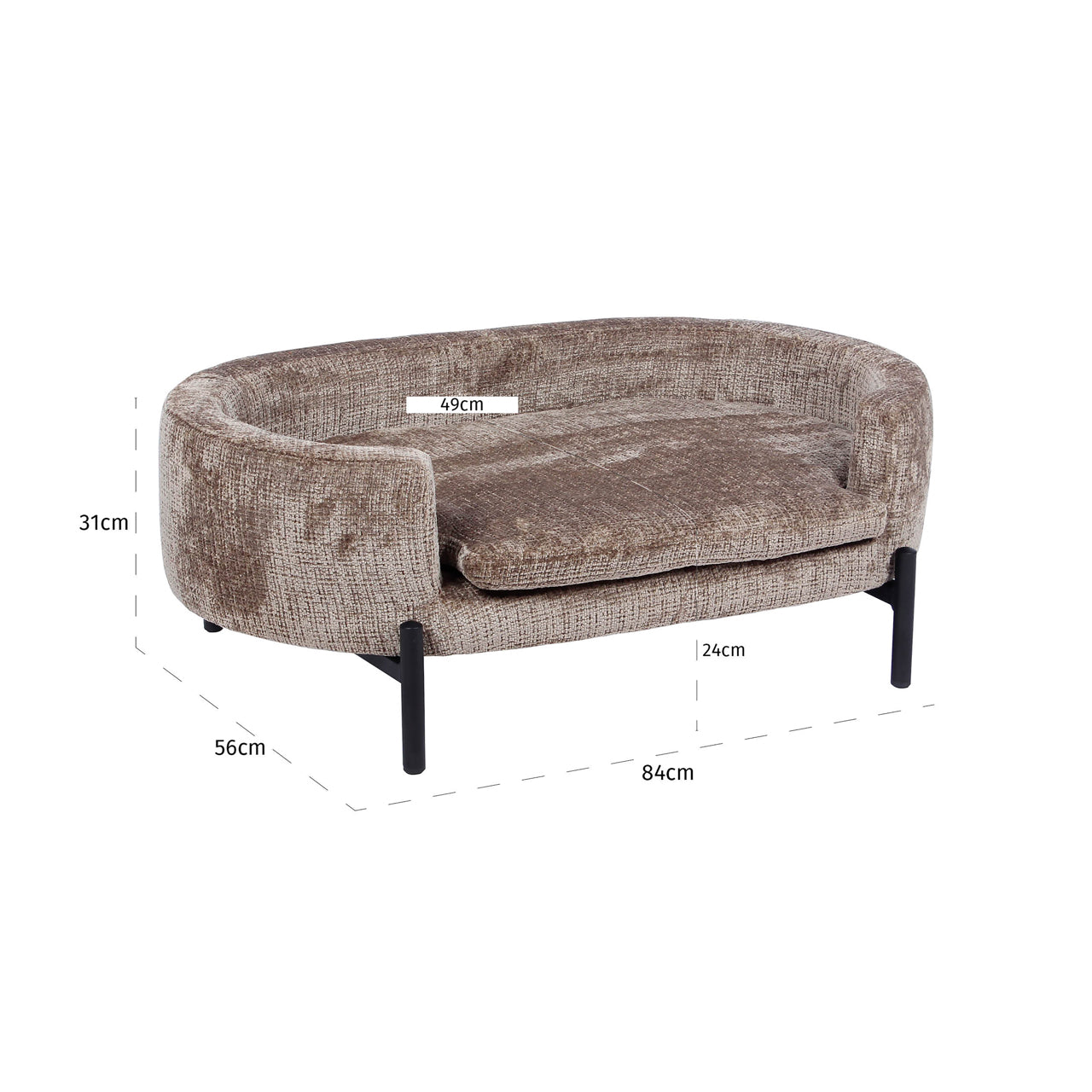 Richmond Interiors Hundebett Dolly niagara stone Hundebett Richmond Interiors