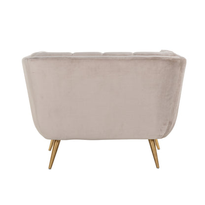 Richmond Interiors Lounge Stuhl Huxley khaki velvet Lounge Stuhl Richmond Interiors