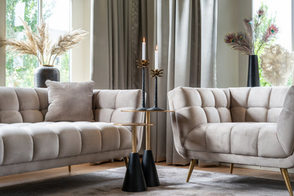 Richmond Interiors Lounge Stuhl Huxley khaki velvet Lounge Stuhl Richmond Interiors