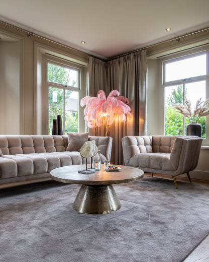 Richmond Interiors Lounge Stuhl Huxley khaki velvet Lounge Stuhl Richmond Interiors