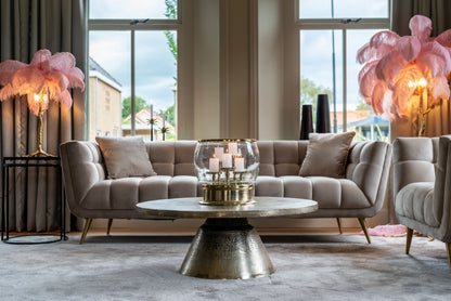 Richmond Interiors Lounge Stuhl Huxley khaki velvet Lounge Stuhl Richmond Interiors