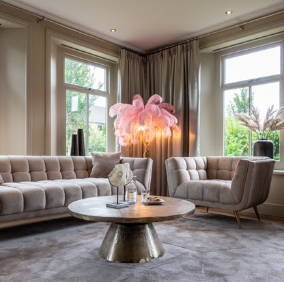 Richmond Interiors Lounge Stuhl Huxley khaki velvet Lounge Stuhl Richmond Interiors