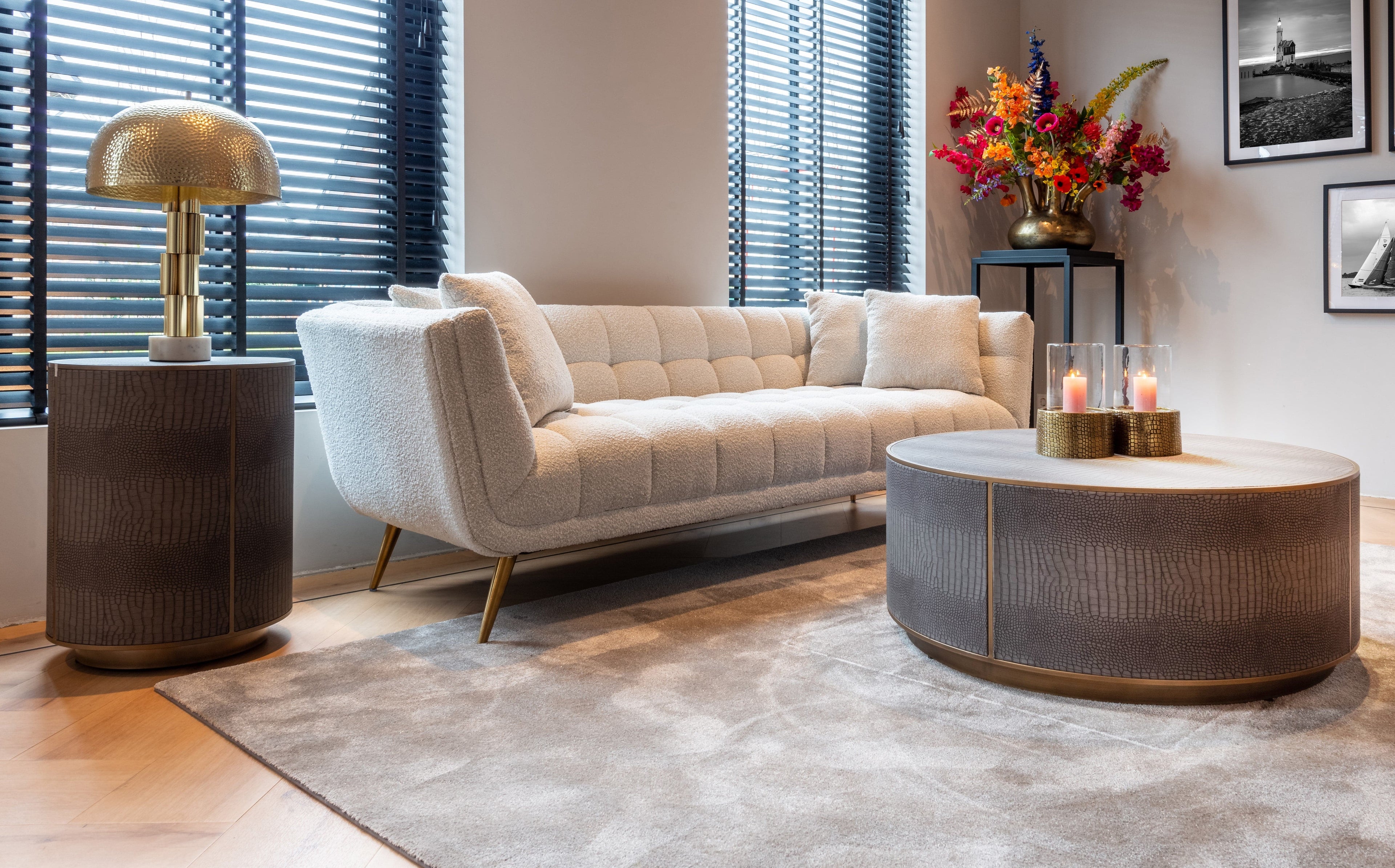 Richmond Interiors Beistelltisch Classio 455Ø Beistelltisch rund Richmond Interiors