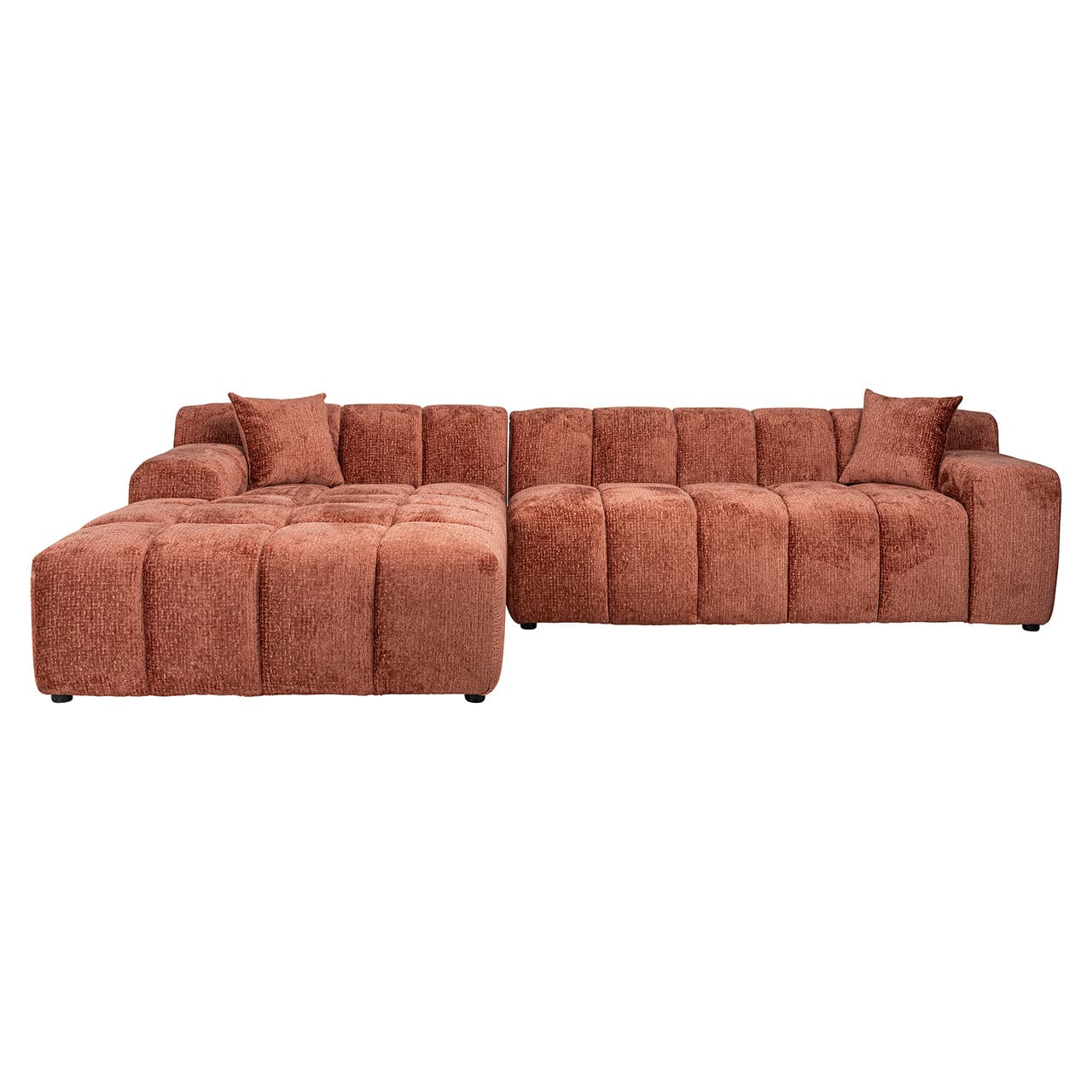 Richmond Interiors Sofa Cube 3-Sitzer + Lounge links (Fusion 92 Blush) 4-Sitzer Sofa Richmond Interiors