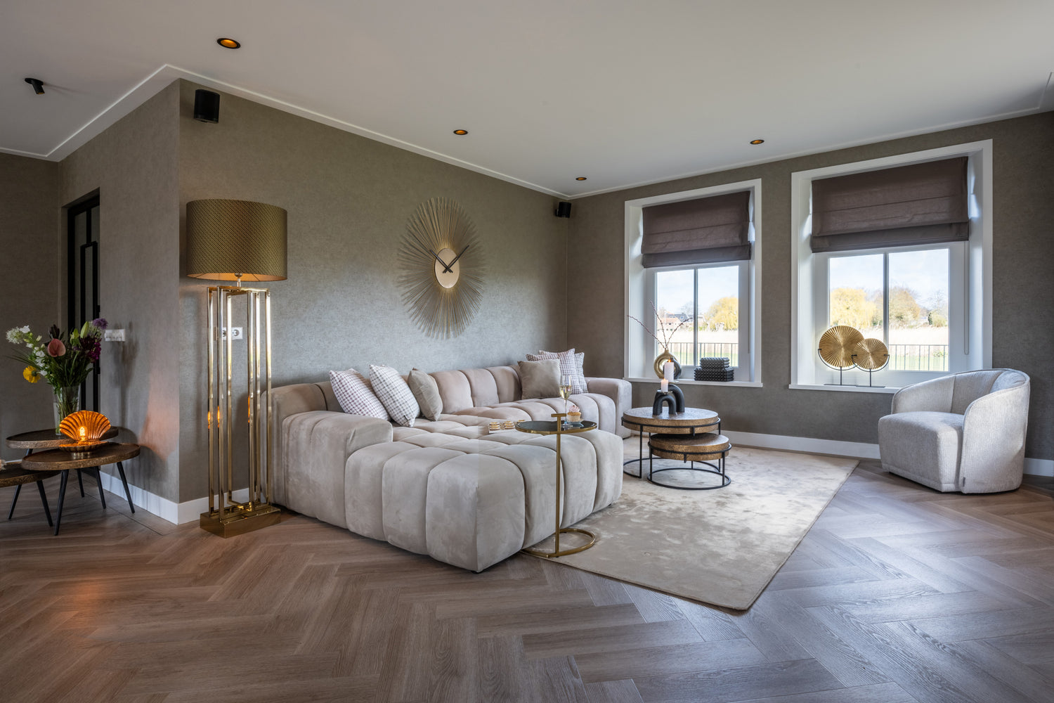 Richmond Interiors Uhr Chasin gold Uhr Richmond Interiors