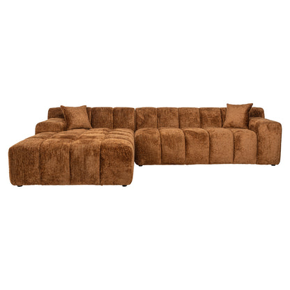 Richmond Interiors Sofa Cube lovely cinnamon 3-seater + lounge left Sofa Richmond Interiors