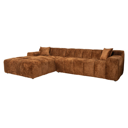 Richmond Interiors Sofa Cube lovely cinnamon 3-seater + lounge left Sofa Richmond Interiors