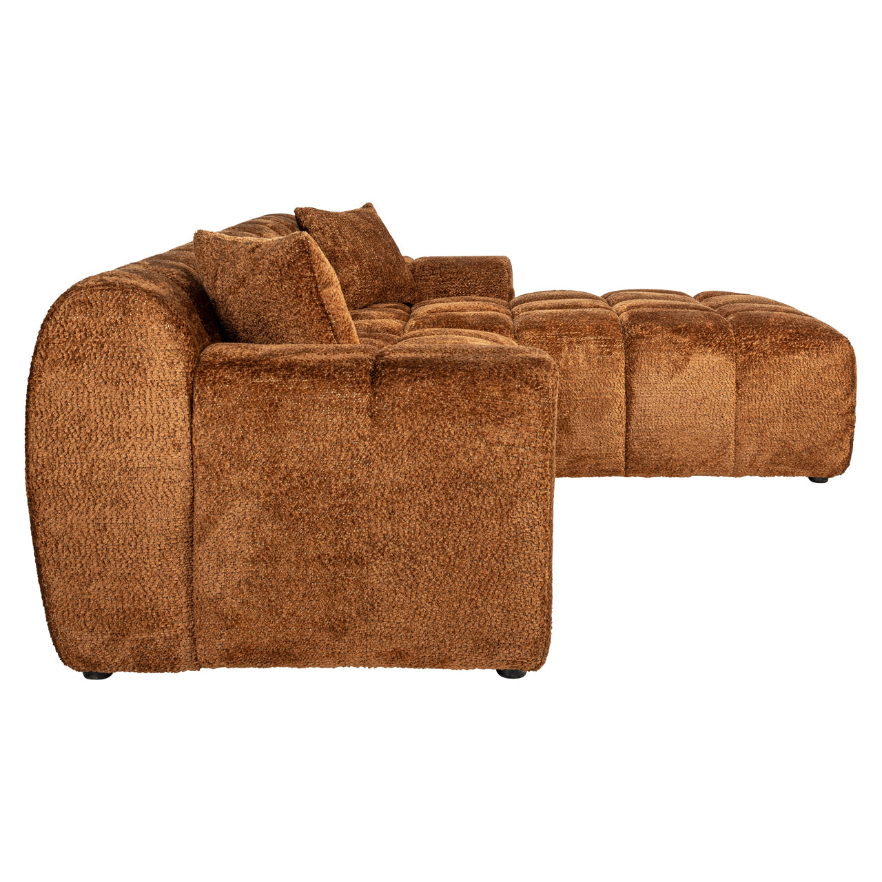 Richmond Interiors Sofa Cube lovely cinnamon 3-seater + lounge right Sofa Richmond Interiors