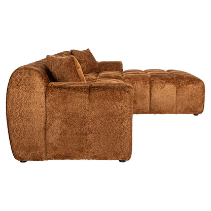 Richmond Interiors Sofa Cube lovely cinnamon 3-seater + lounge right Sofa Richmond Interiors