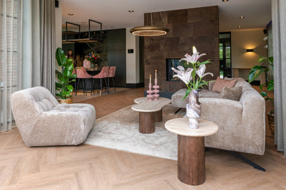 Richmond Interiors Beistelltisch Douglas brown 50Ø