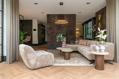 Richmond Interiors Beistelltisch Douglas brown 50Ø