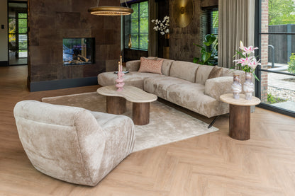 Richmond Interiors Beistelltisch Douglas brown 50Ø