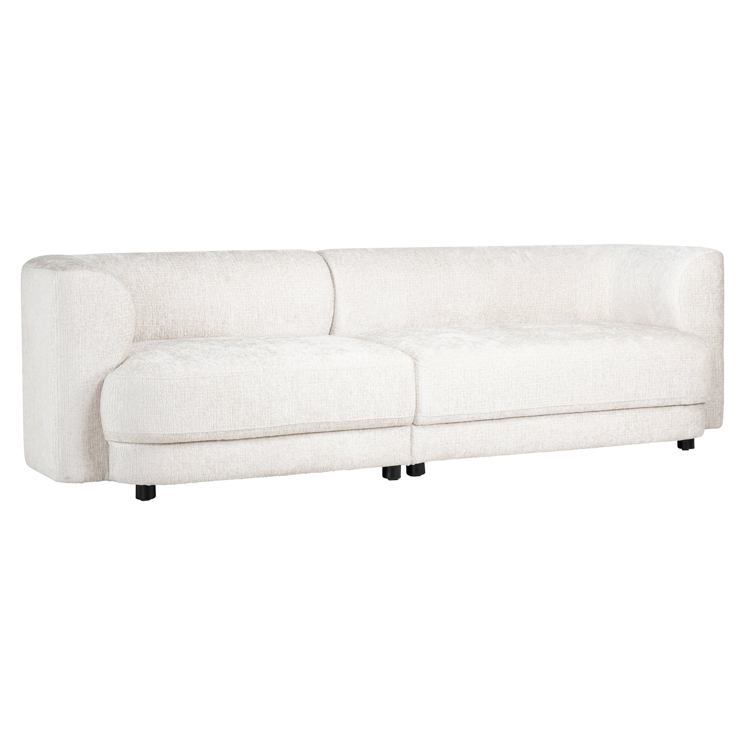 Richmond Interiors Sofa Davina Creme Fusion 3-Sitzer Sofa Richmond Interiors