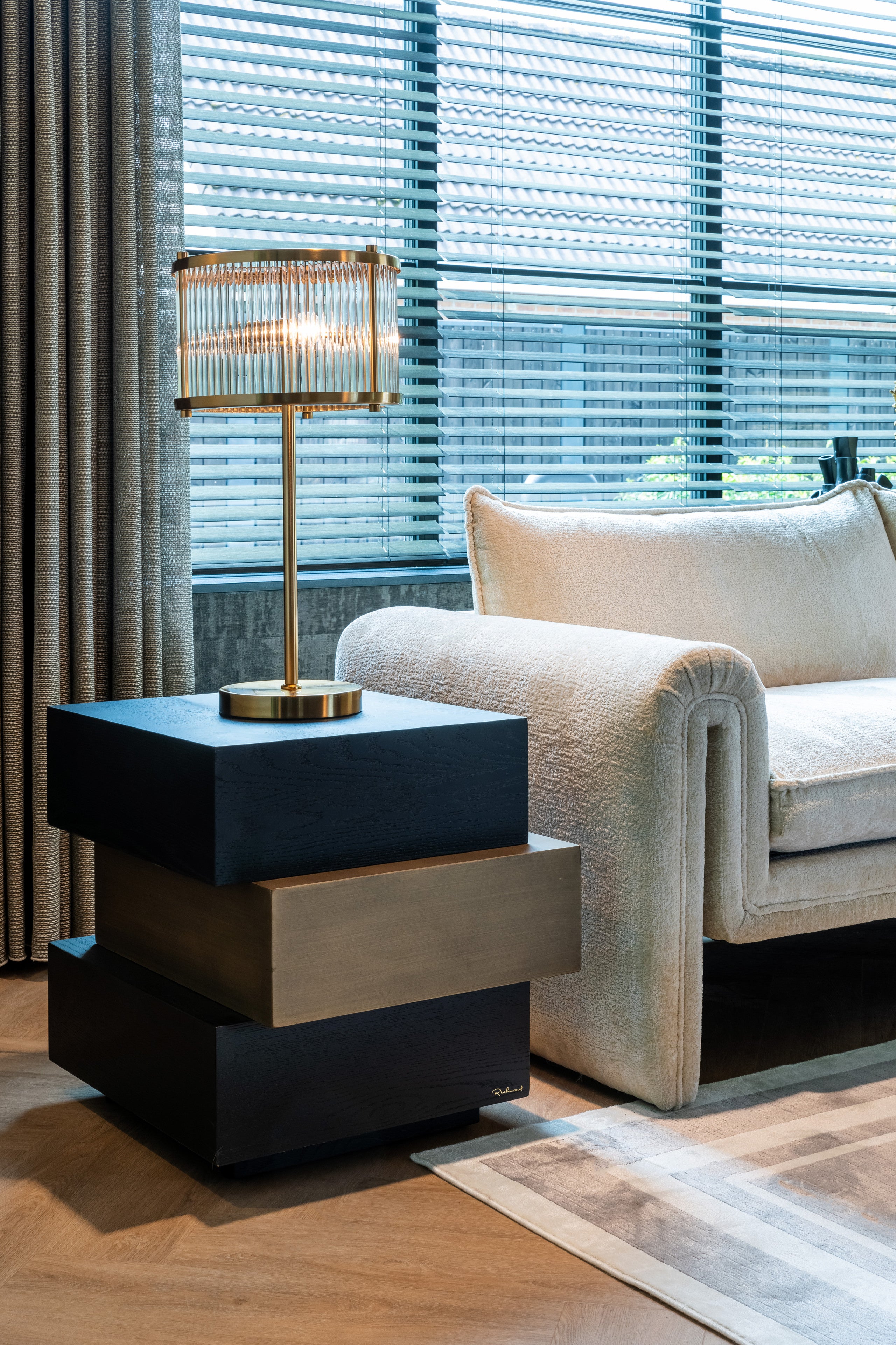 Richmond Interiors Beistelltisch Cambon dark coffee Beistelltisch Richmond Interiors