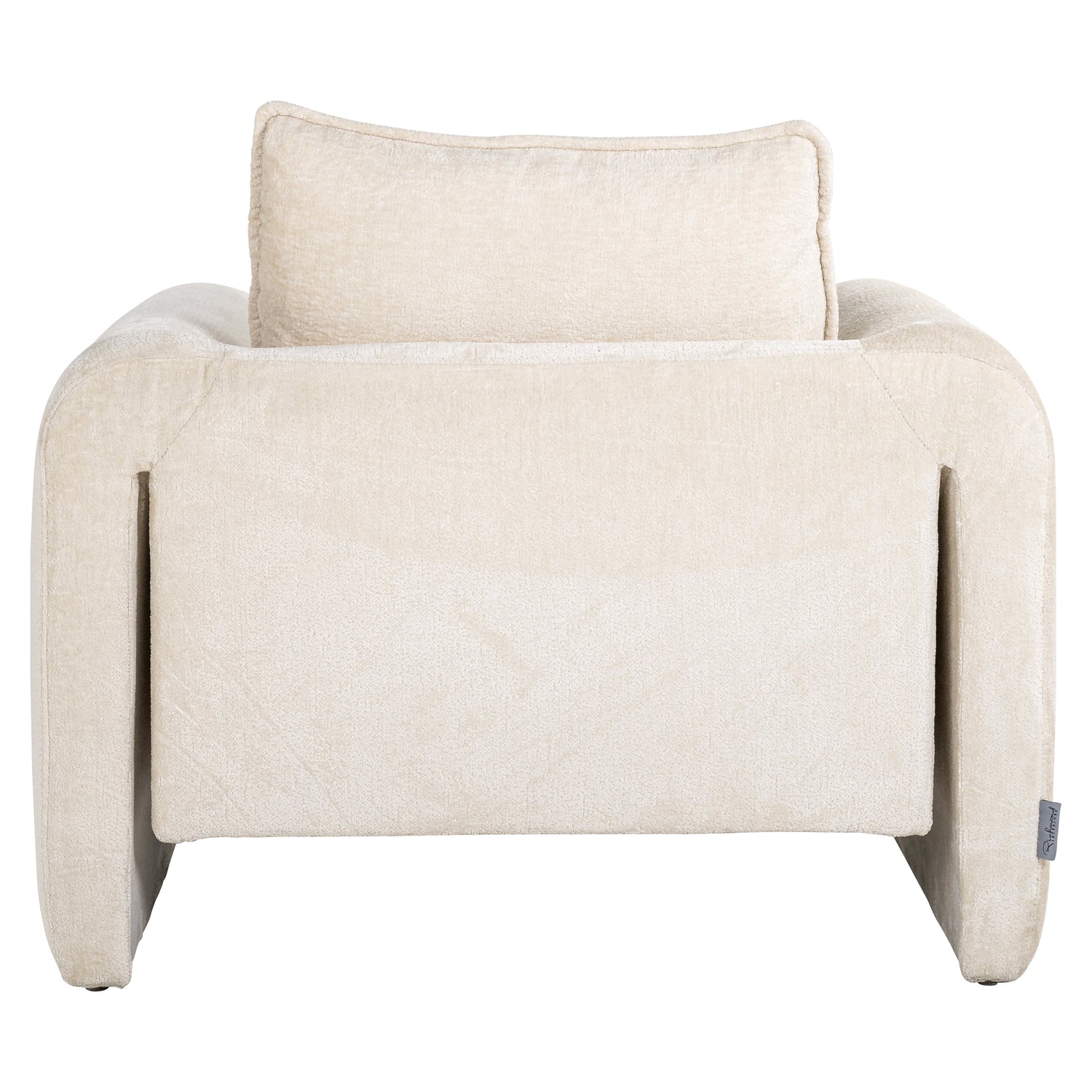 Richmond Interiors Sessel Sandro white chenille (Bergen 900 white chenille) Polstersessel Richmond Interiors