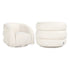 Richmond Interiors Lounge Stuhl Arcus white unicorn swivel Lounge Stuhl Richmond Interiors