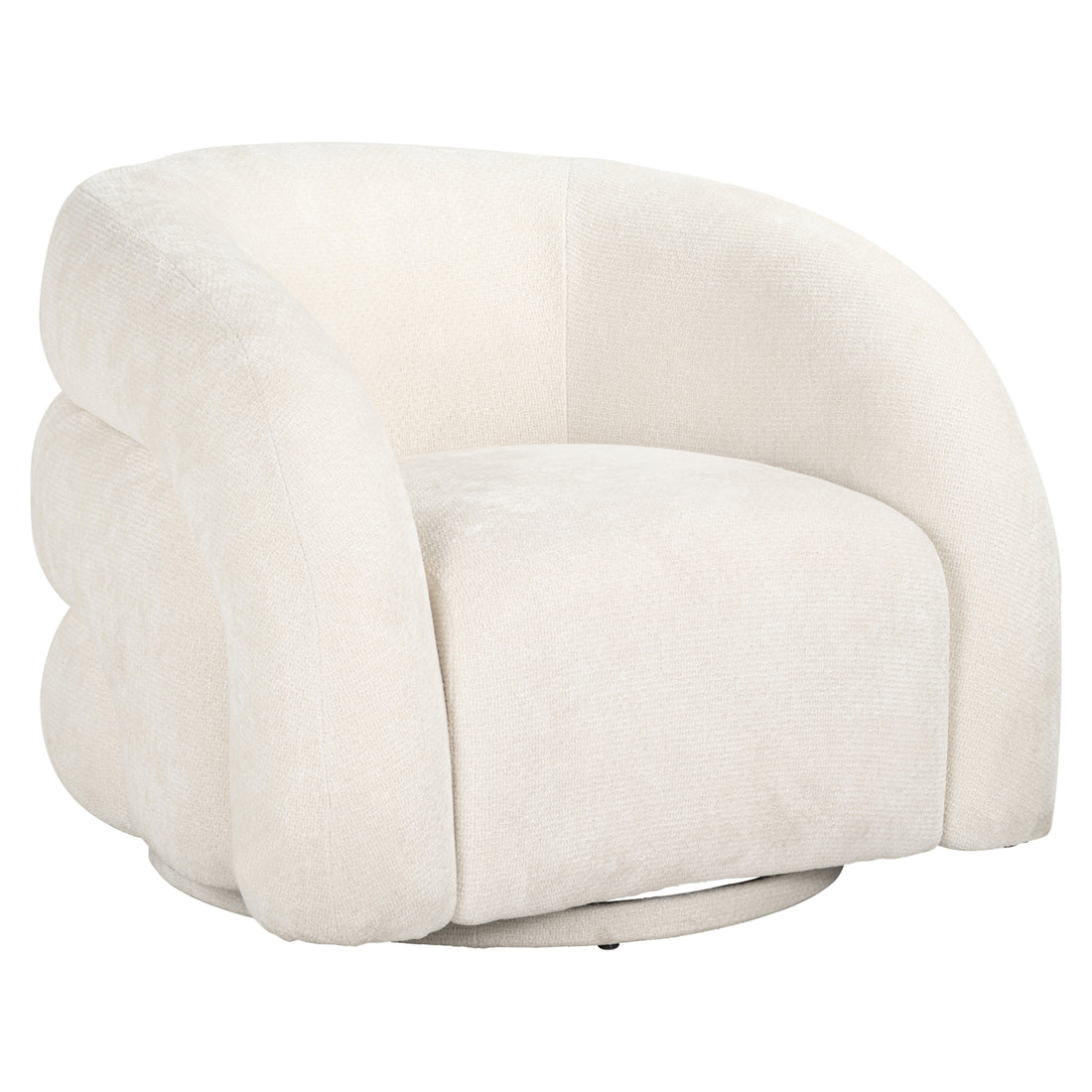 Richmond Interiors Lounge Stuhl Arcus white unicorn swivel Lounge Stuhl Richmond Interiors