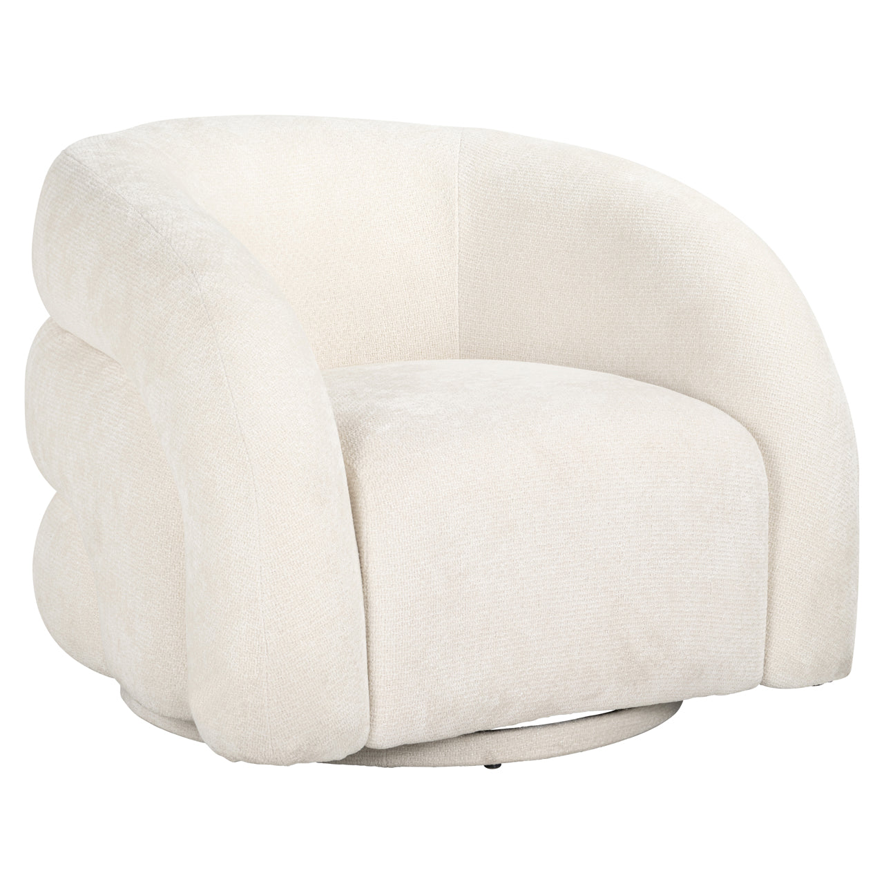 Richmond Interiors Lounge Stuhl Arcus white unicorn swivel Lounge Stuhl Richmond Interiors