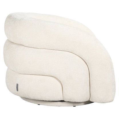 Richmond Interiors Lounge Stuhl Arcus white unicorn swivel Lounge Stuhl Richmond Interiors
