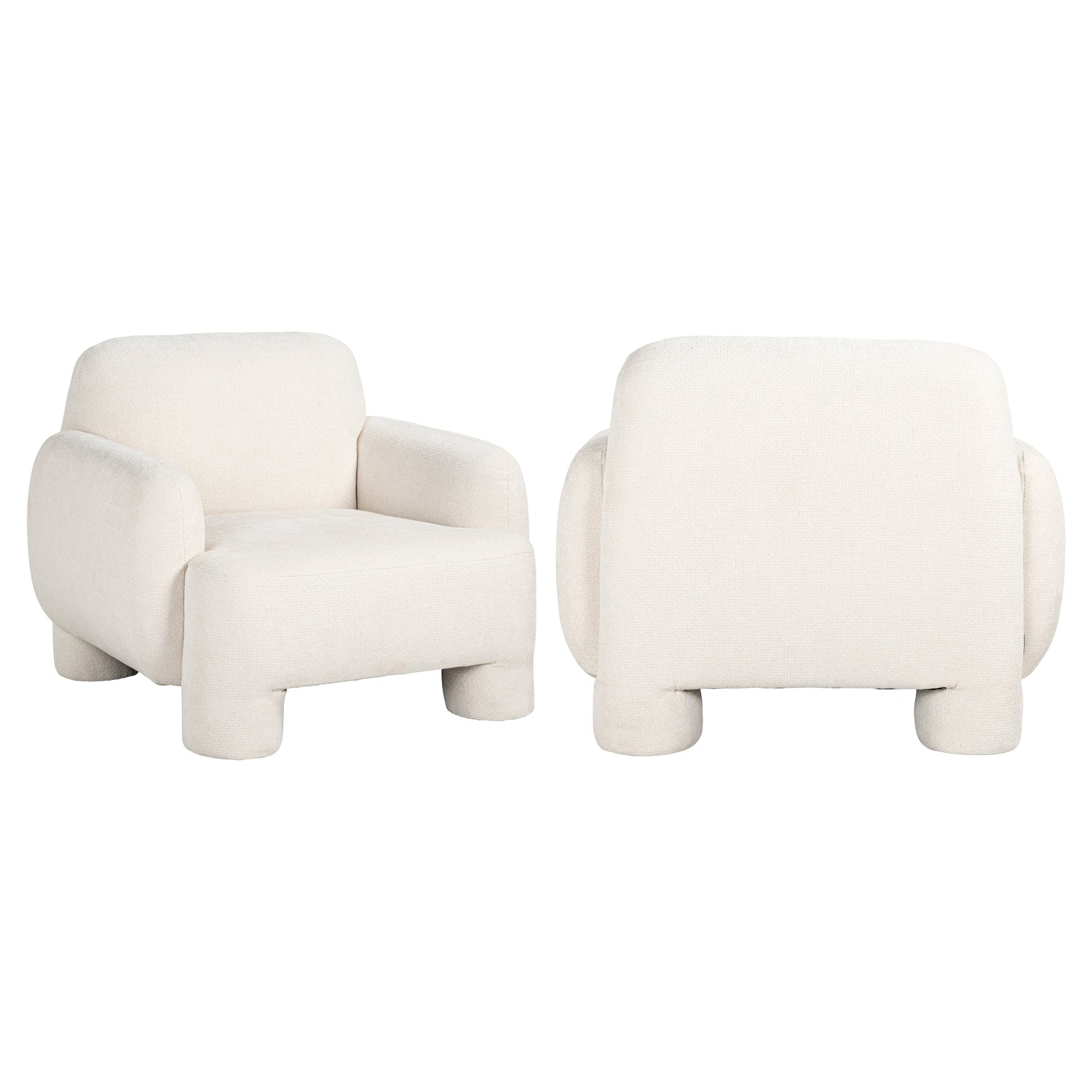 Richmond Interiors Sessel Boli unicorn white (Unicorn 02 white) Polstersessel Richmond Interiors