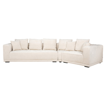 Richmond Interiors Sofa Lusso niagara beige 4-seater Sofa Richmond Interiors
