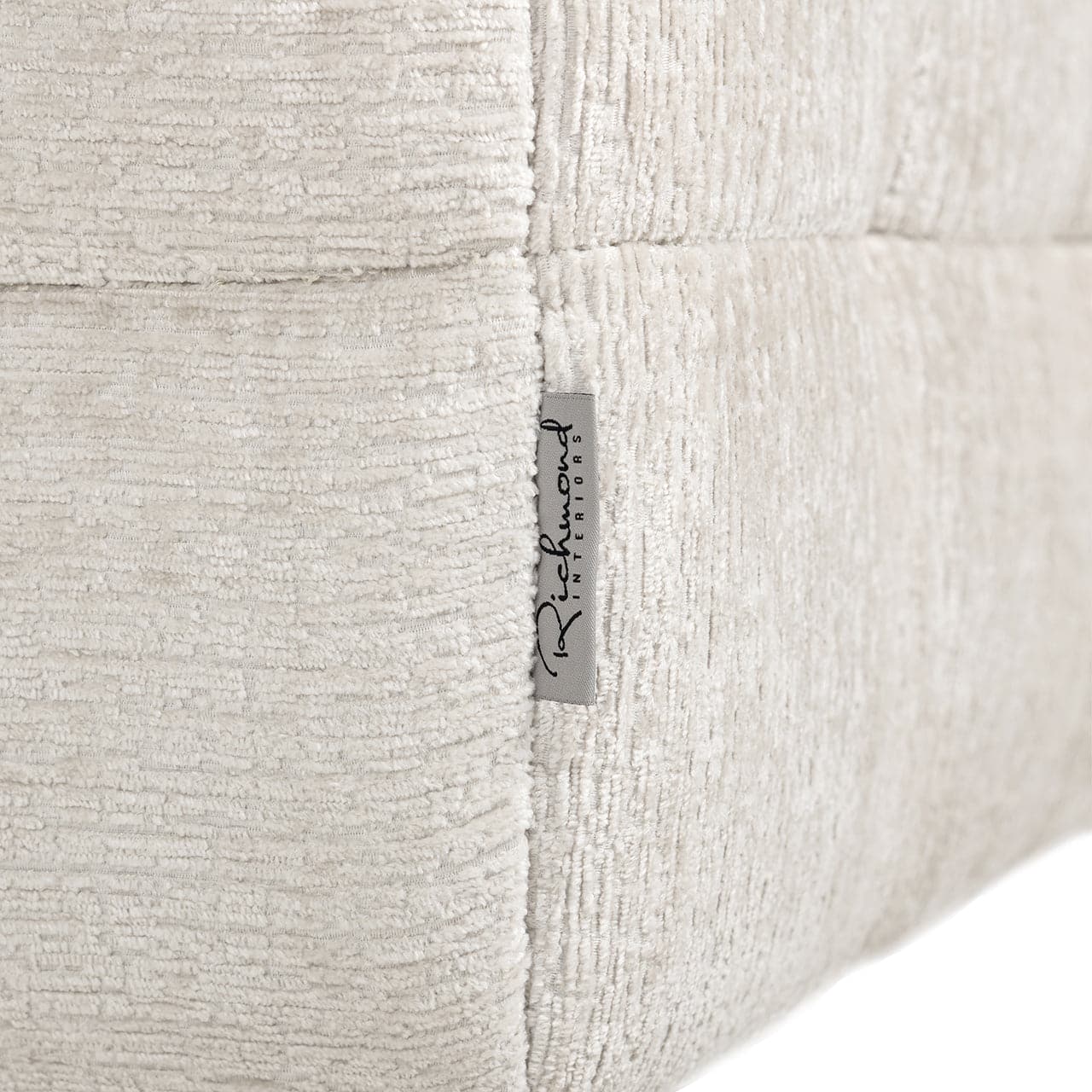 Richmond Interiors Hocker Merrol cream fusion fire retardant (FR-Fusion 02 Cream) Hocker Richmond Interiors