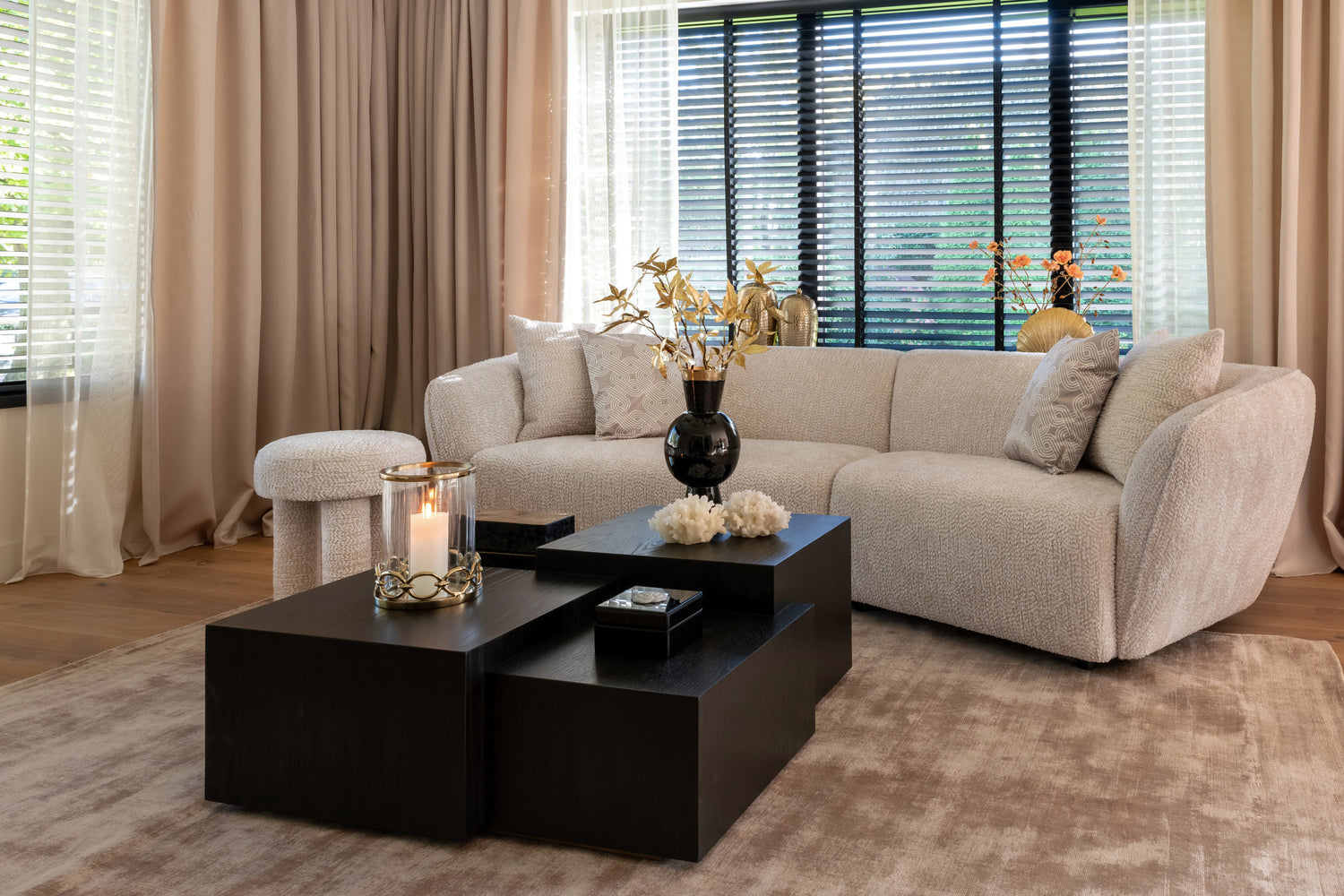 Richmond Interiors Sofa Armand natural blockweave