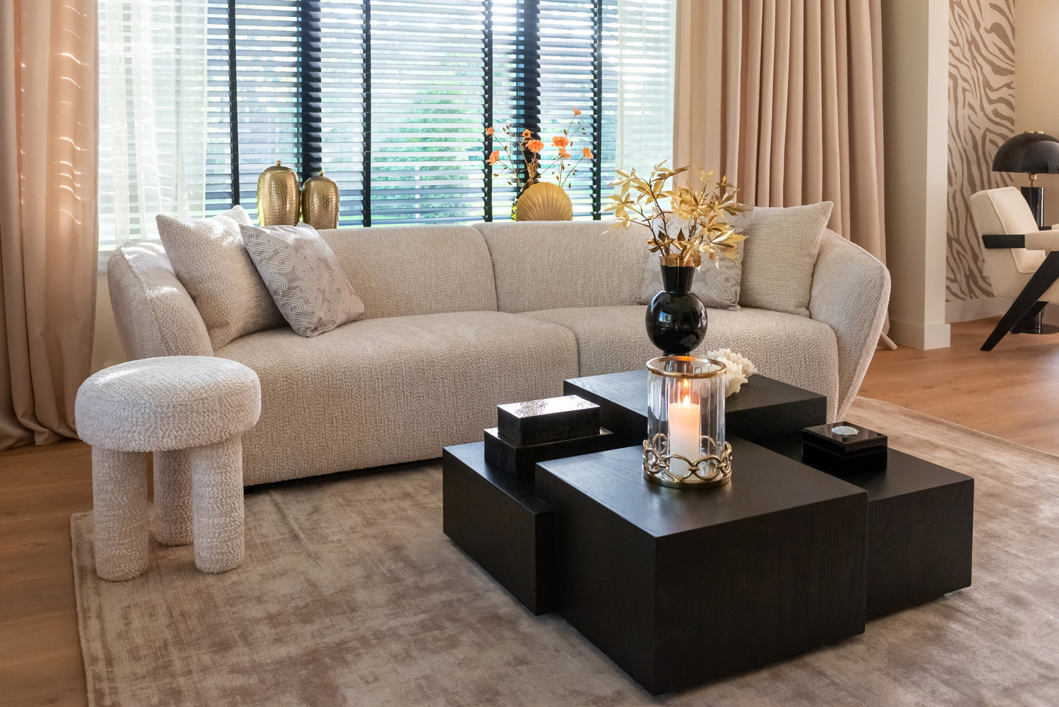 Richmond Interiors Couchtisch Lennox dark coffee Couchtisch Richmond Interiors