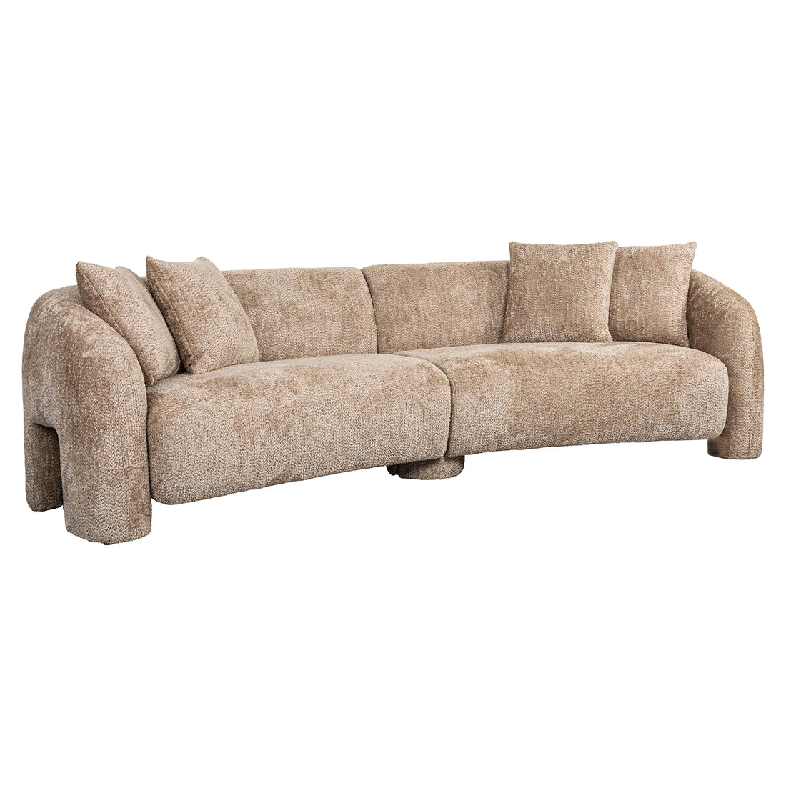 Richmond Interiors Sofa Milania lovely beige (Be Lovely 170 Beige) 3-Sitzer Sofa Richmond Interiors