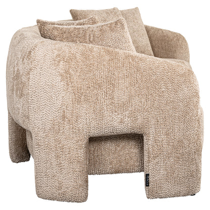 Richmond Interiors Sofa Milania lovely beige (Be Lovely 170 Beige) 3-Sitzer Sofa Richmond Interiors