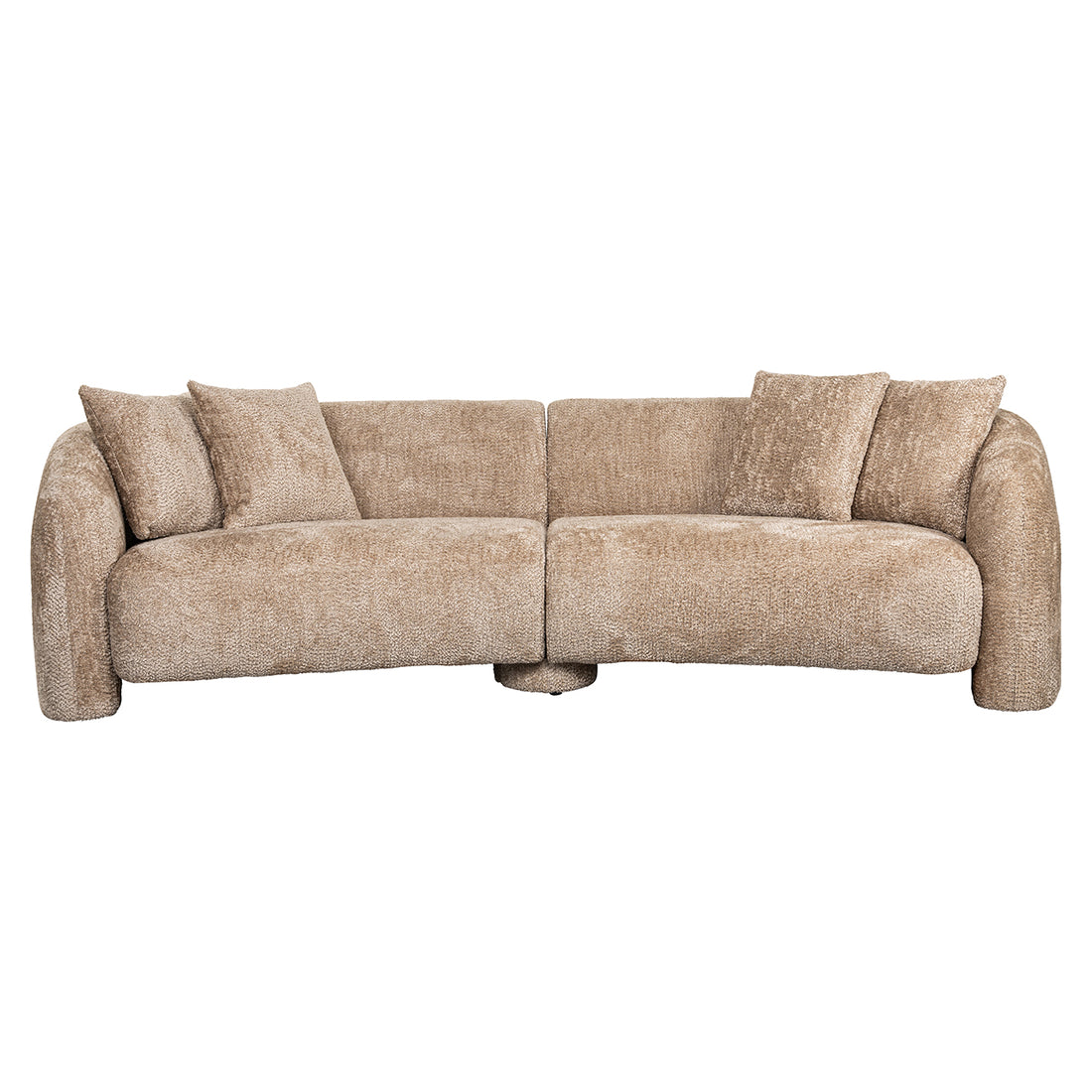 Richmond Interiors Sofa Milania lovely beige (Be Lovely 170 Beige) 3-Sitzer Sofa Richmond Interiors