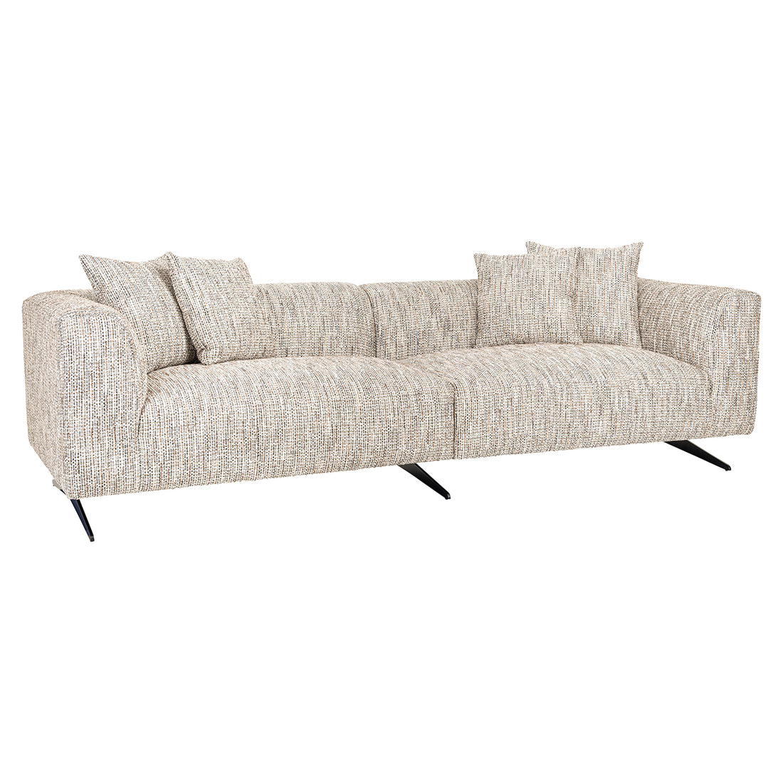 Richmond Interiors Sofa Hoxton 3-Sitzer (Be Trendy 01 Nature) 3-Sitzer Sofa Richmond Interiors