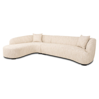 Richmond Interiors Sofa Pandora beige angora lounge left Richmond Interiors