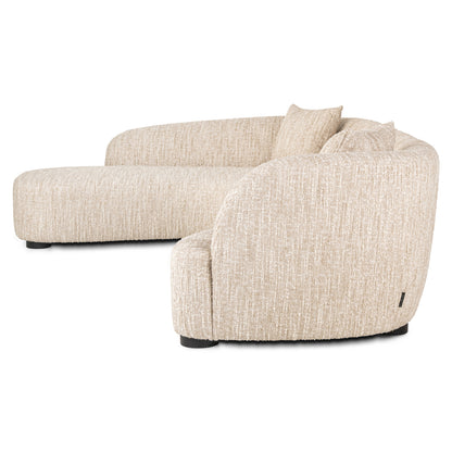Richmond Interiors Sofa Pandora beige angora lounge left Sofa Richmond Interiors