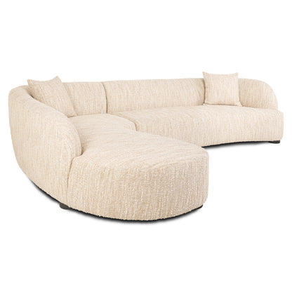 Richmond Interiors Sofa Pandora beige angora lounge left Richmond Interiors