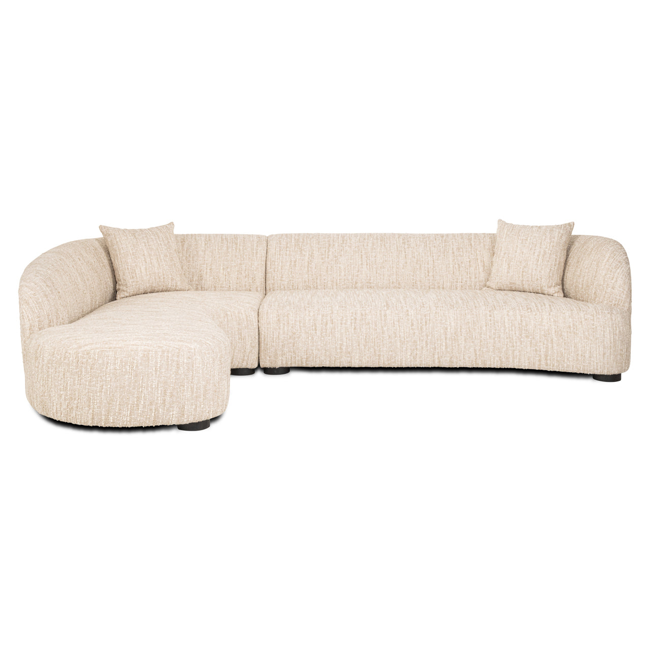 Richmond Interiors Sofa Pandora beige angora lounge left Sofa Richmond Interiors
