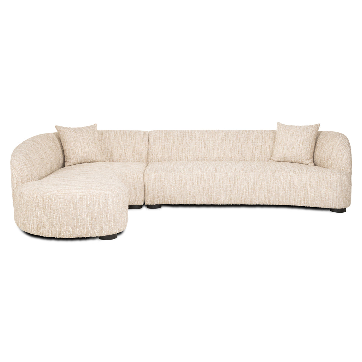 Richmond Interiors Sofa Pandora beige angora lounge left Richmond Interiors
