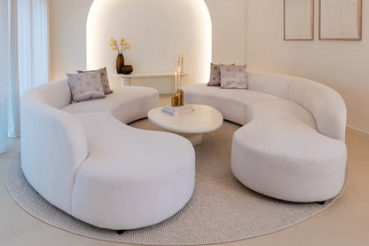 Richmond Interiors Couchtisch Bloomstone white 110x90 Couchtisch Richmond Interiors