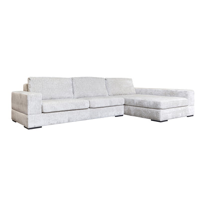 Richmond Interiors Sofa Pasha pearl island 3-seater + lounge right fully upholstered Sofa Richmond Interiors