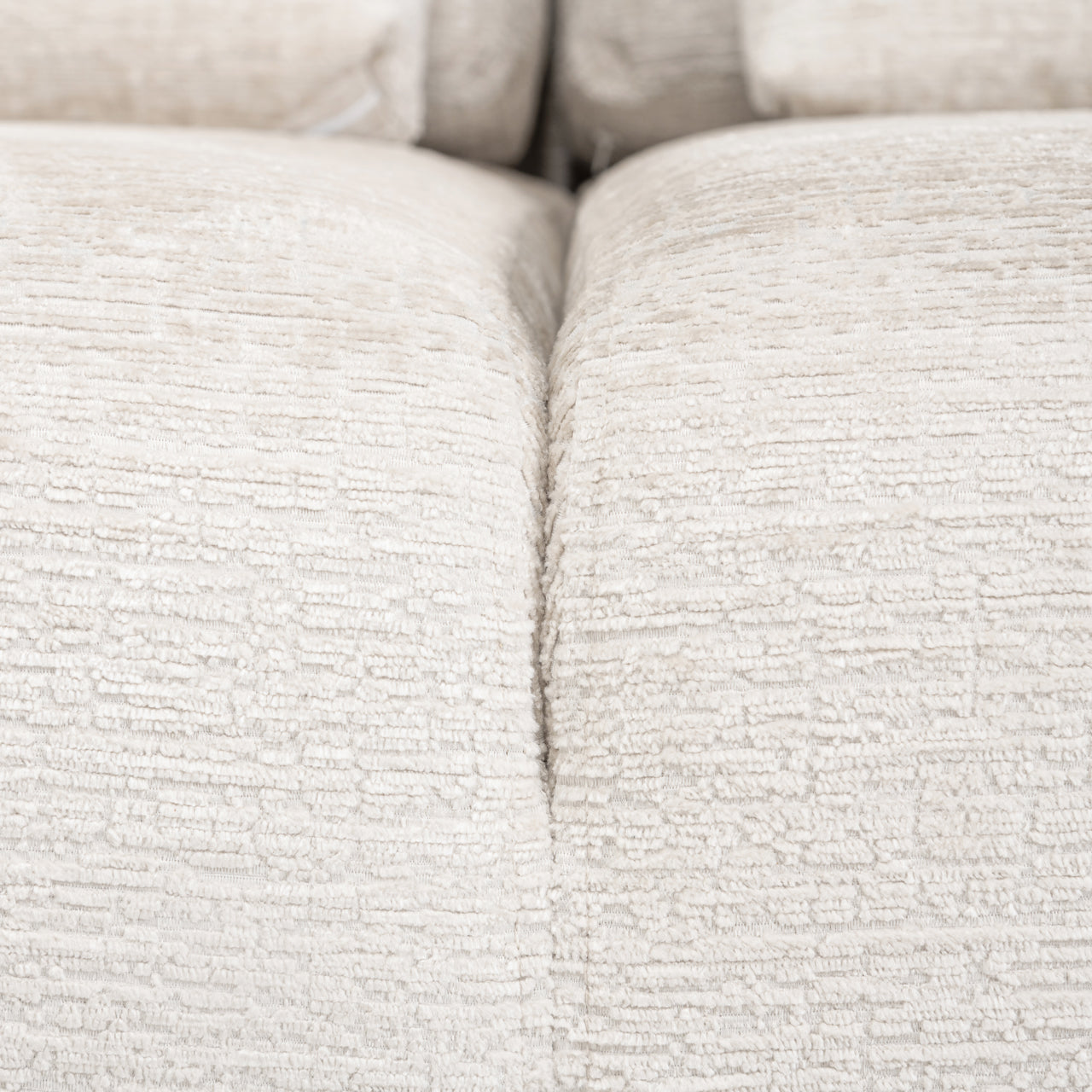 Richmond Interiors Sofa Lund cream fusion 3-seater + ottoman left Sofa Richmond Interiors